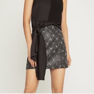NWT BCBG MaxAzria Basket Weave Jacquard Mini Skirt